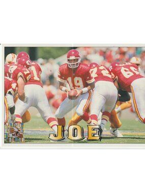 Joe Montana 1994 Pacific Trading Cards Triple Folder – Ungraded – NM – 49er's